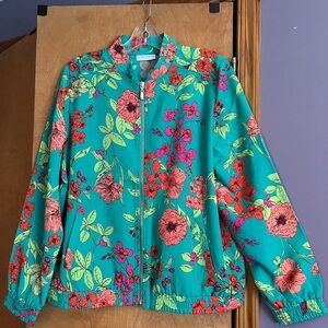 Brand new!! Susan Graver zip up bomber jacket.